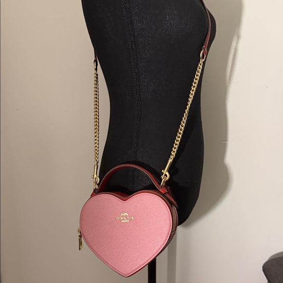 Coach Pink Heart Mini Bag - Picture 3 of 7